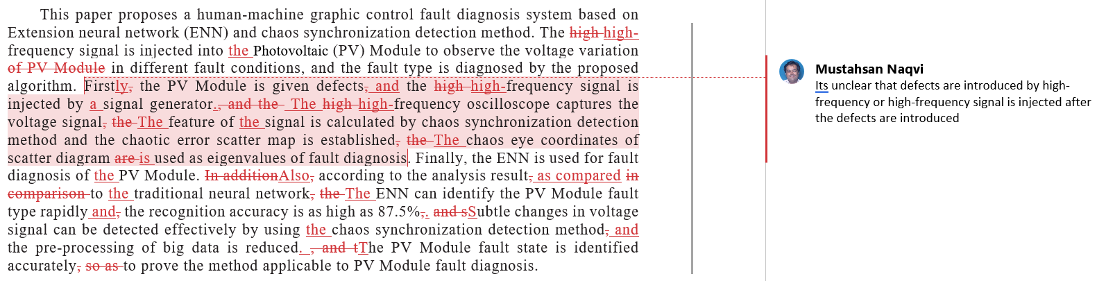 After editing, Machine Learning sample 7